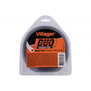 Duo core nailon pătrat Villager 2.4MM X 78M (1LB) - DUO CORE 