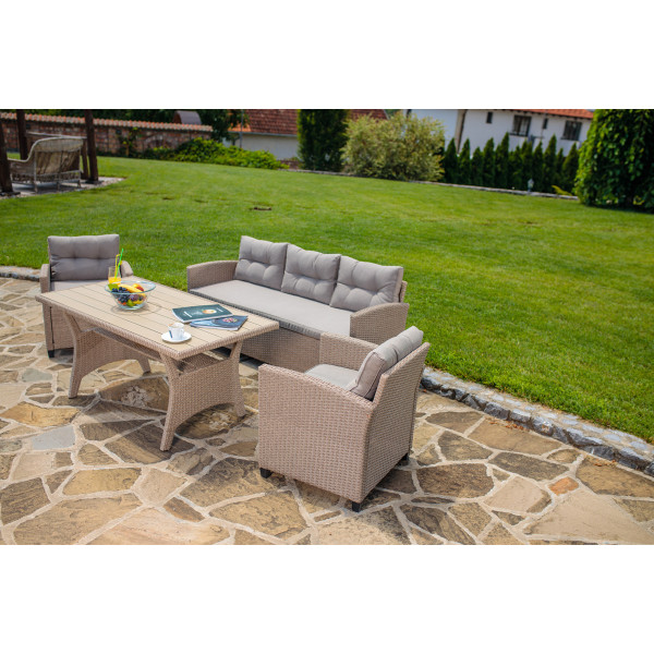 CARTAGENA Set mobilier de gradina (A+B+C) 