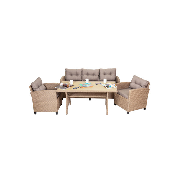 CARTAGENA Set mobilier de gradina (A+B+C) 