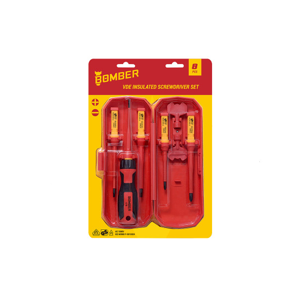 Set surubelnite Bomber VDE - 8 buc 
