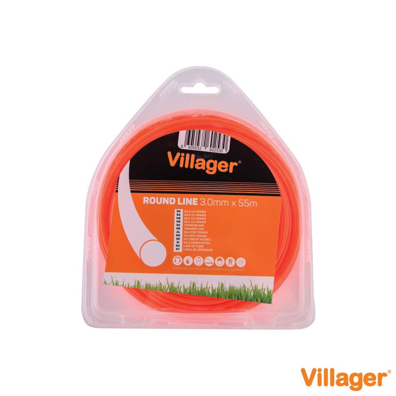 Fir rotund nailon Villager 2.4 mm X 86 m (1LB) 