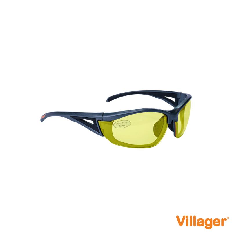 Ochelari de protectie Villager VSG 16 (rama neagra – lentila galbena) 