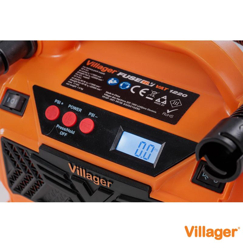 Minicompresor cu acumulator Villager Fuse VAT 1220 Solo 