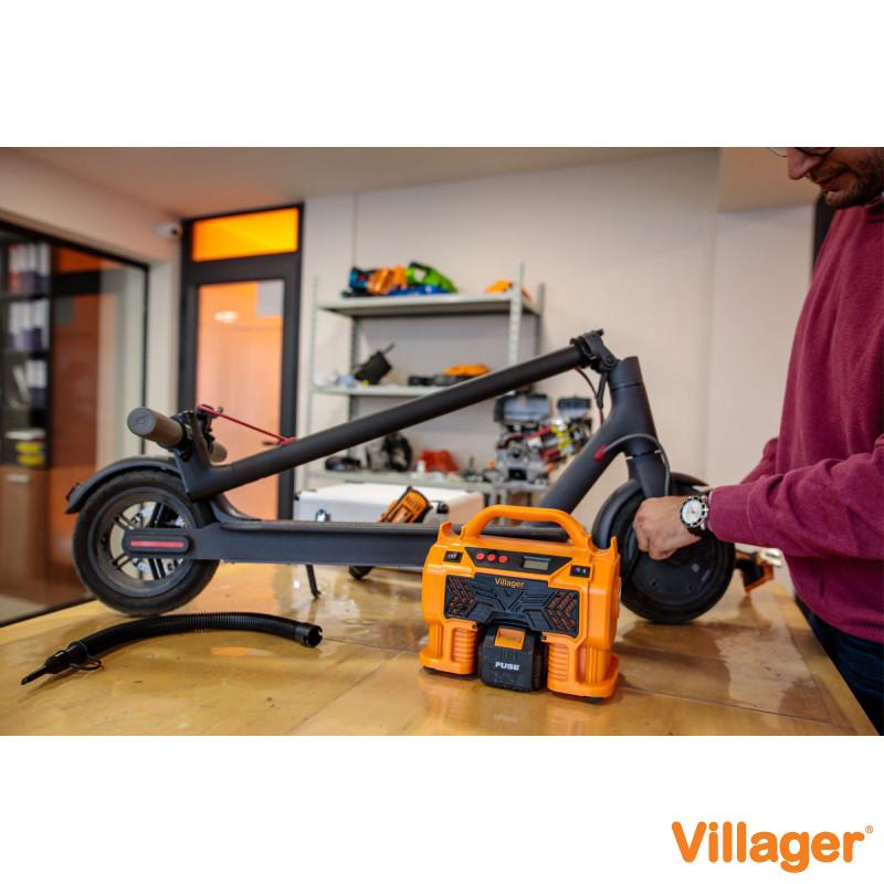 Minicompresor cu acumulator Villager Fuse VAT 1220 Solo 