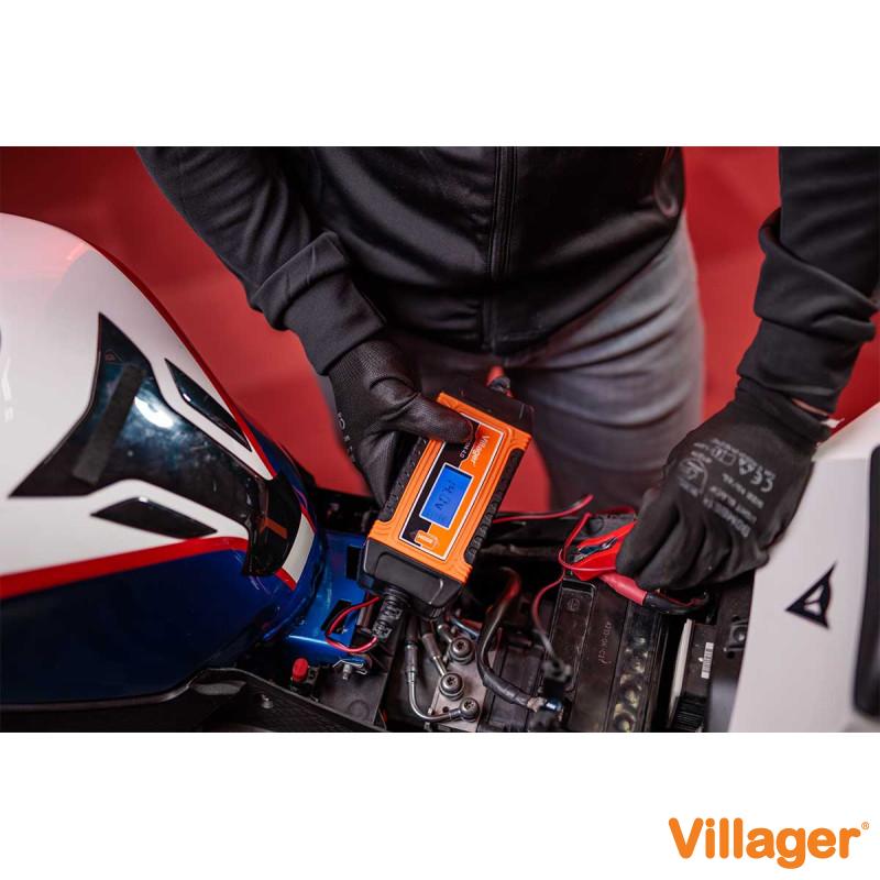 Redresor/incarcator acumulator cu microprocesor Villager VCBM 4.0 
