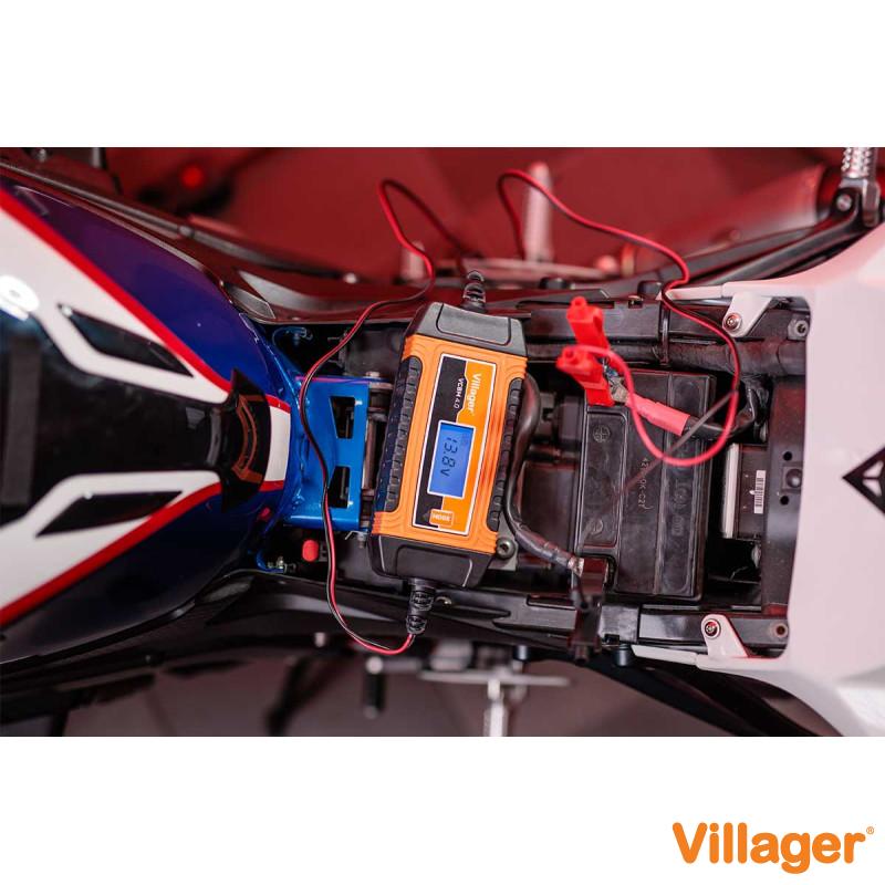 Redresor/incarcator acumulator cu microprocesor Villager VCBM 4.0 