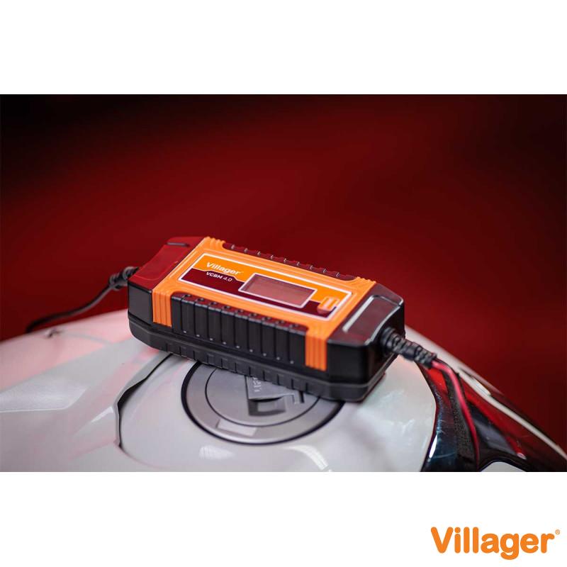 Redresor/incarcator acumulator cu microprocesor Villager VCBM 4.0 