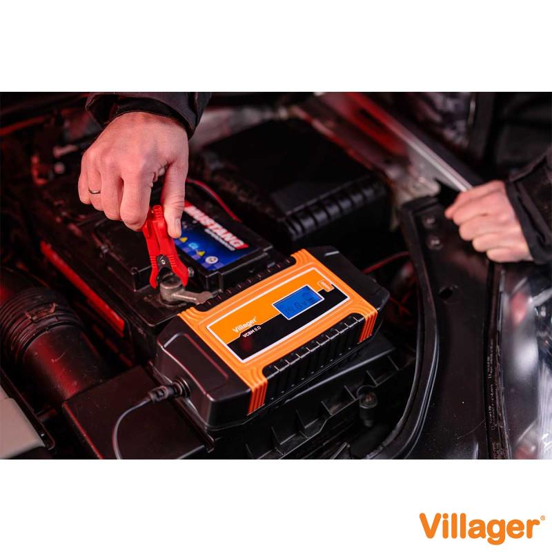 Redresor/incarcator acumulator cu microprocesor Villager VCBM 8.0 