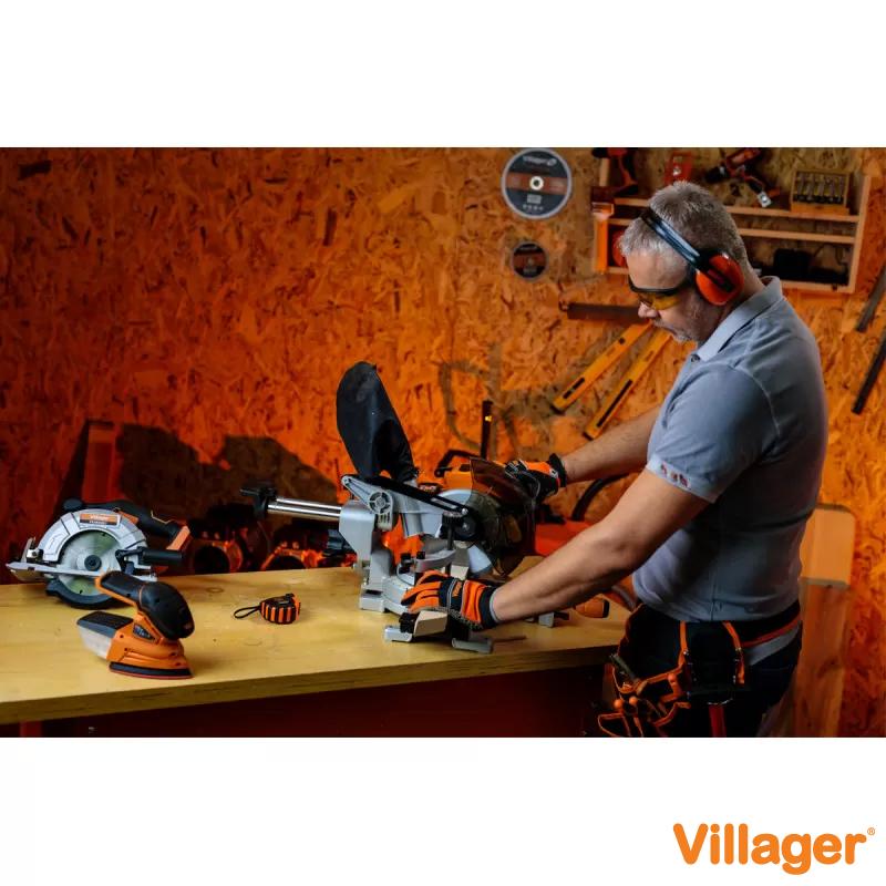 Fierastrau circular stationar, cu sanie, cu acumulator Fuse VILLAGER VMS 18520 
