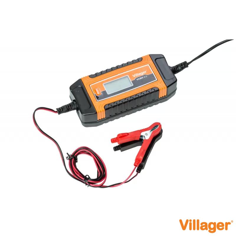 Redresor/incarcator acumulator cu microprocesor Villager VCBM 4.0 